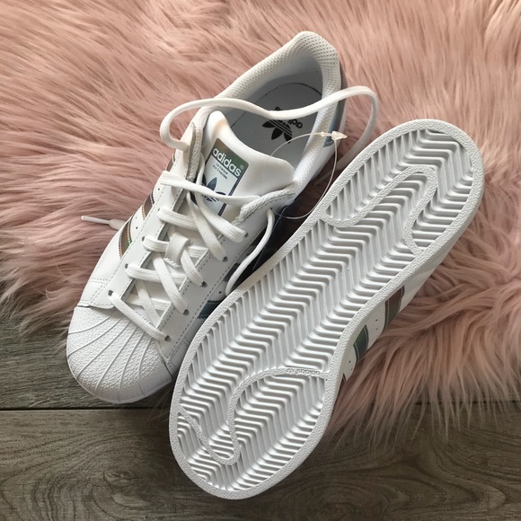 New Rare Adidas Superstar Metallic Multi Color - Picture 3 of 4